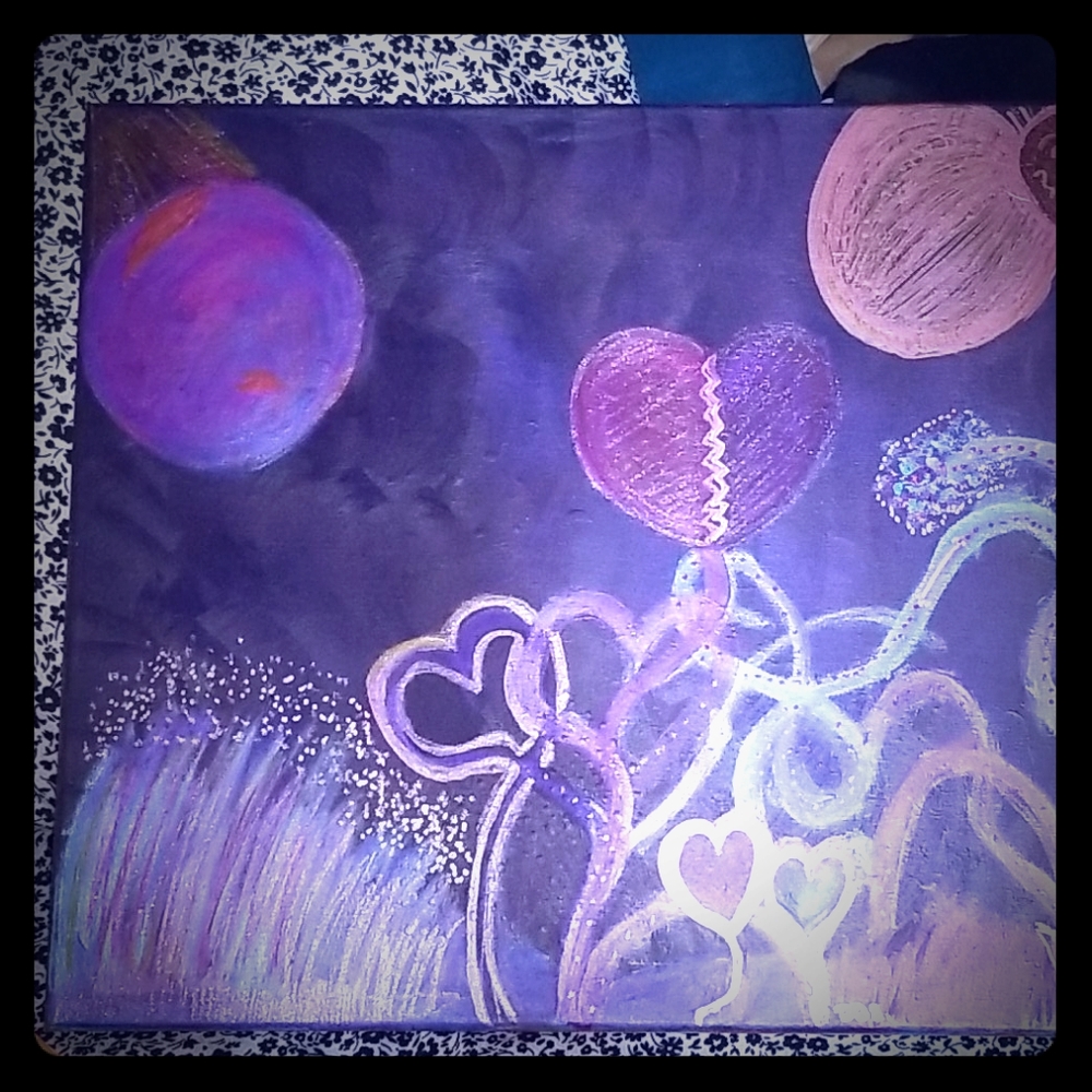 My paintings, Jeans,shirts,shorts,capris,etc.